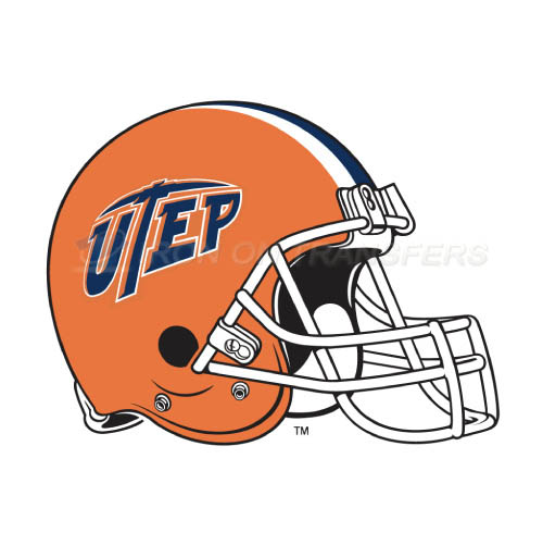 UTEP Miners Logo T-shirts Iron On Transfers N6780